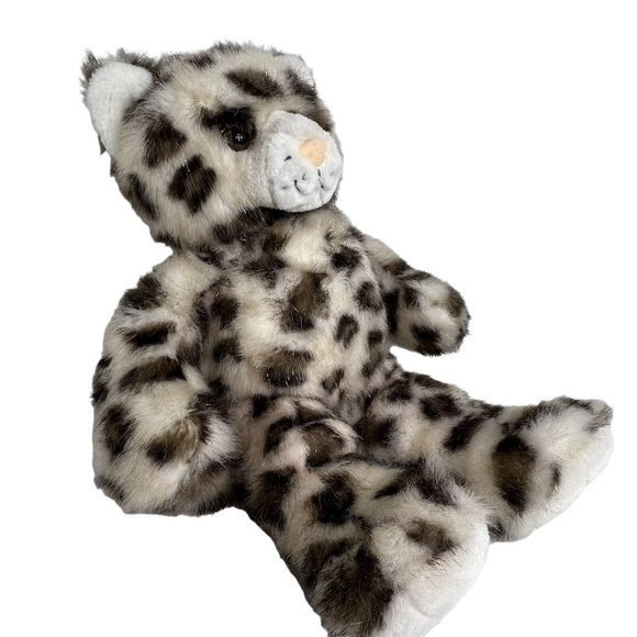 Build A Bear Workshop Plush Clouded Snow Leopard Cat Sparkle Stuffed Animal BAB - Picture 4 of 12